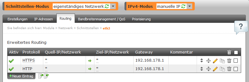 02 eth3 Routing