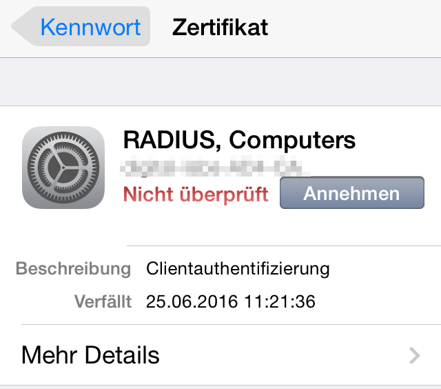 WLAN-RADIUS-Cert